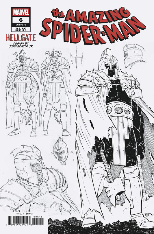 Amazing Spider-Man #6 1:10 John Romita Jr Design Variant