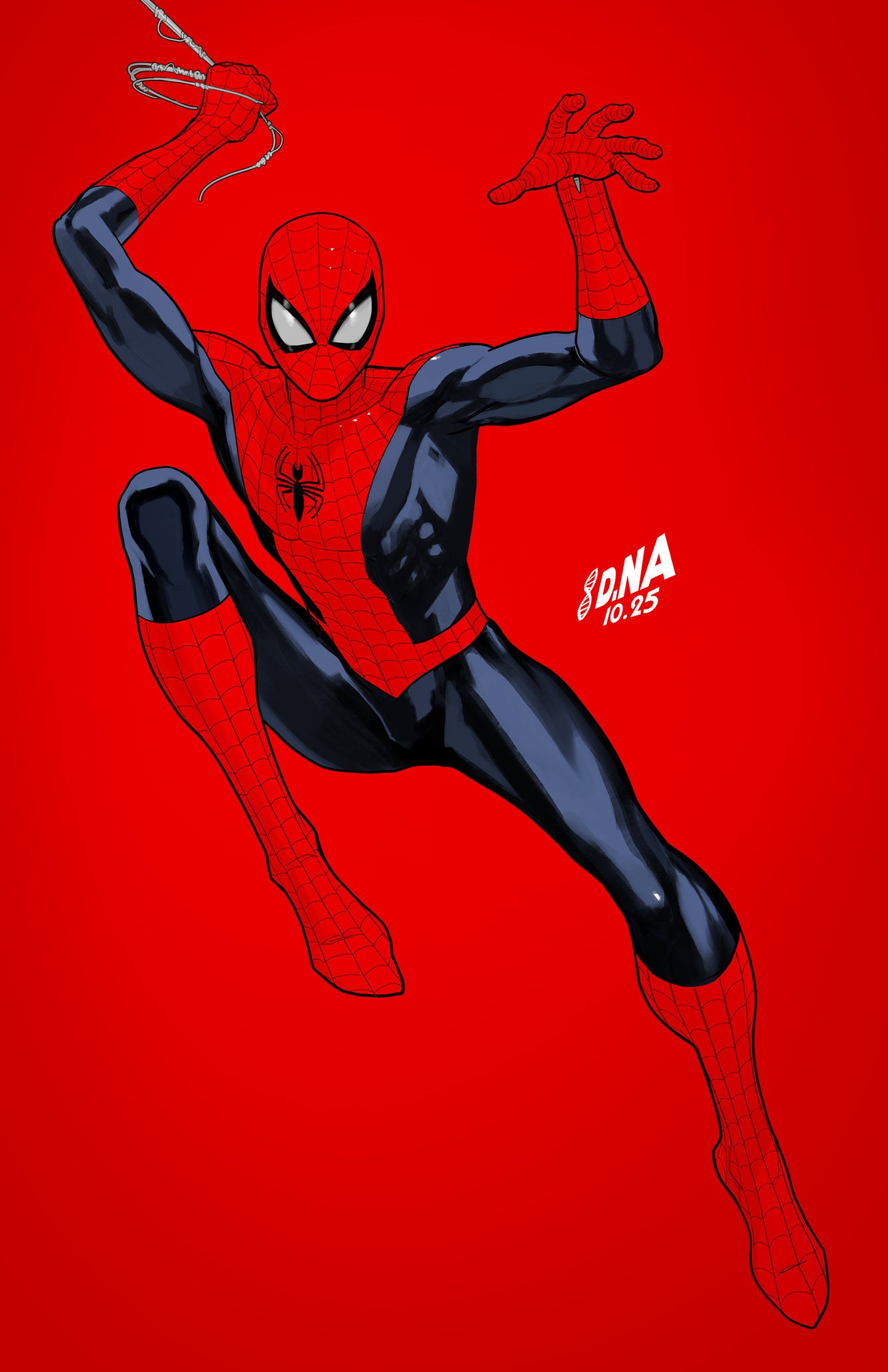 AMAZING SPIDER-MAN #21 DAVID NAKAYAMA COLOR BLOCK RED VIRGIN VARIANT [1:50]