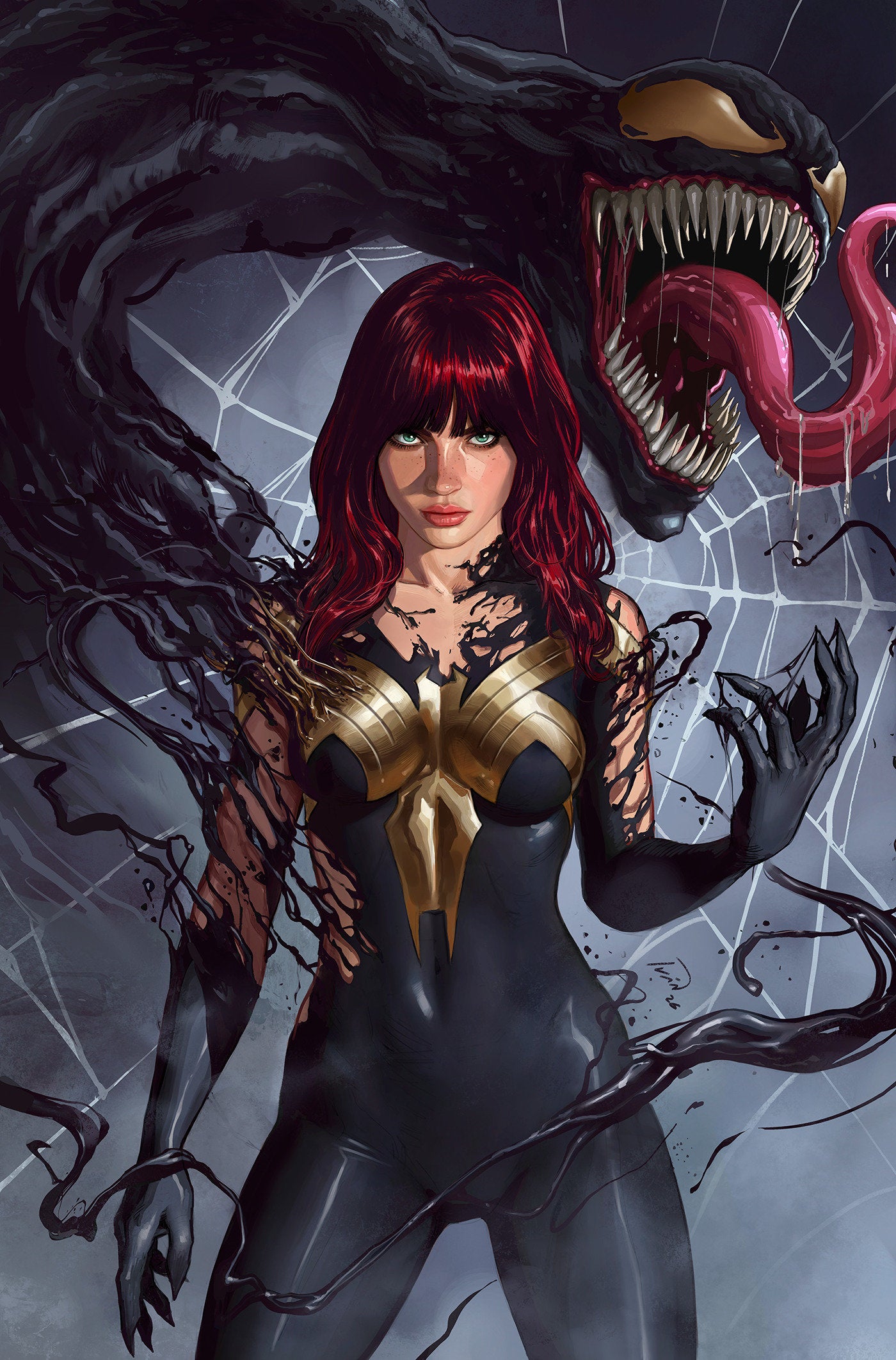 Amazing Spider-Man #23 1:50 Ivan Talavera Venom Full Art Variant [Ds]