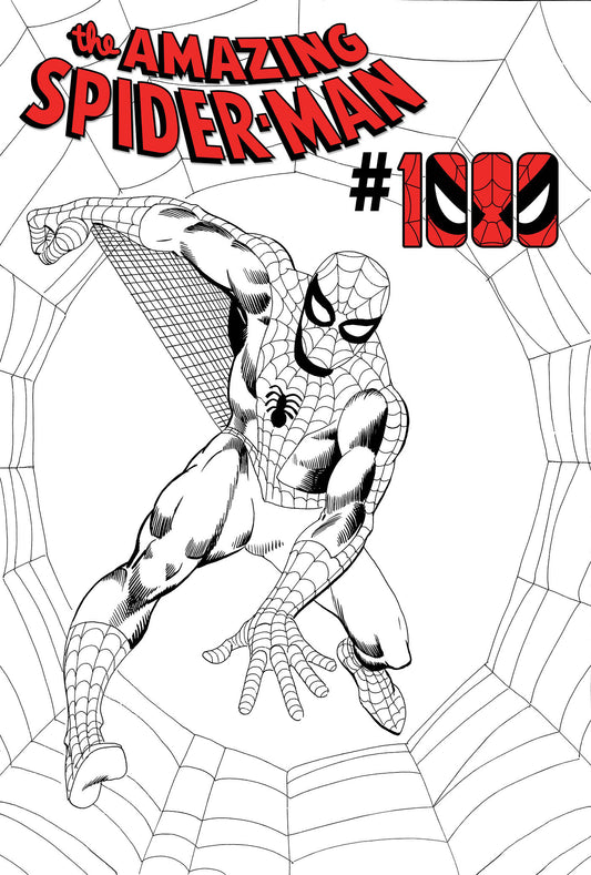 Amazing Spider-Man #1000 1:50 Steve Ditko Black And White Variant