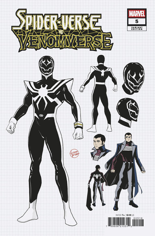 Spider Verse vs. Venomverse #5 1:10 Luciano Vecchio Design Variant