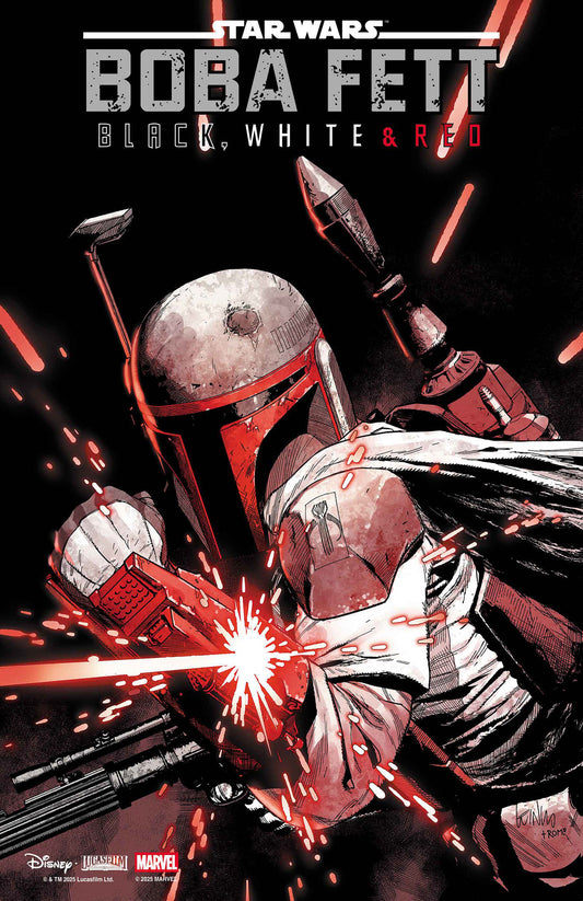 Star Wars: Boba Fett   Black, White & Red #1 1:25 Leinil Yu Variant