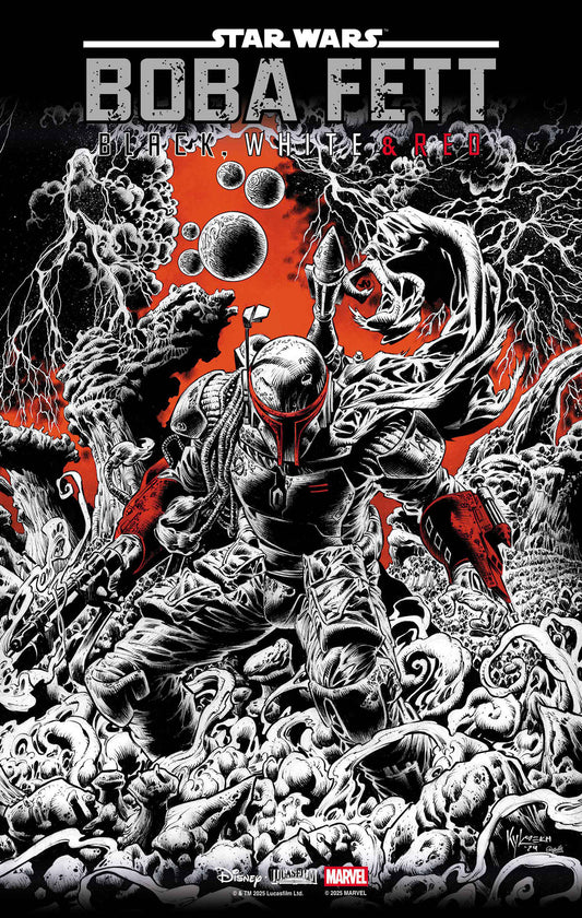 Star Wars: Boba Fett   Black, White & Red #2 1:25 Kyle Hotz Variant