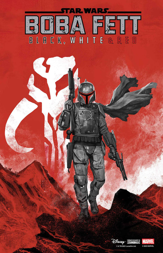 Star Wars: Boba Fett   Black, White & Red #2 Skan Variant