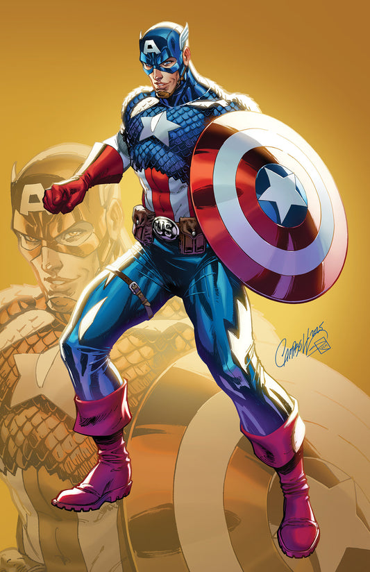CAPTAIN AMERICA #2 1:100 INCV J. SCOTT CAMPBELL JUST SPECTACULAR COLLECTION VIRGIN VARIANT