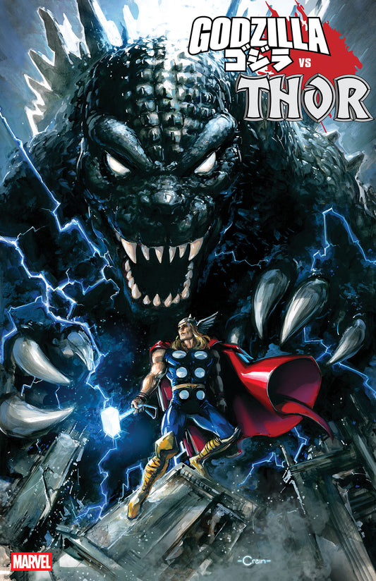 Godzilla vs. Thor #1 Clayton Crain 1:25 Variant