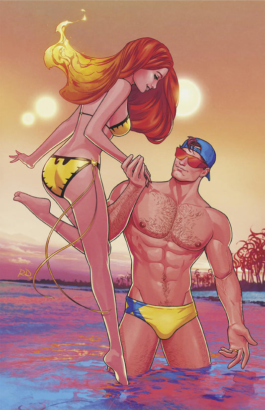Marvel Swimsuit Special: Friends, Foes & Rivals #1 Russell Dauterman 1:50 Full Art Variant