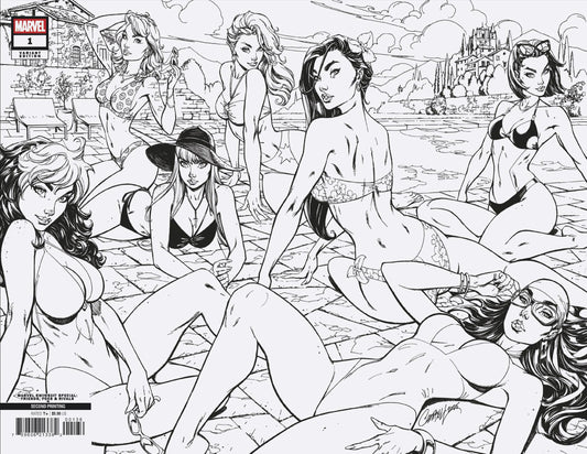 Marvel Swimsuit Special: Friends, Foes & Rivals #1 1:25 J. Scott Campbell Ratio Virgin 2nd Print Variant