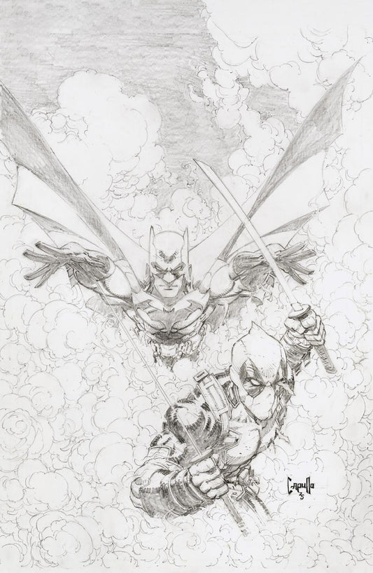 Marvel/DC: Deadpool/Batman #1 1:200 Greg Capullo Full Art Sketch Variant