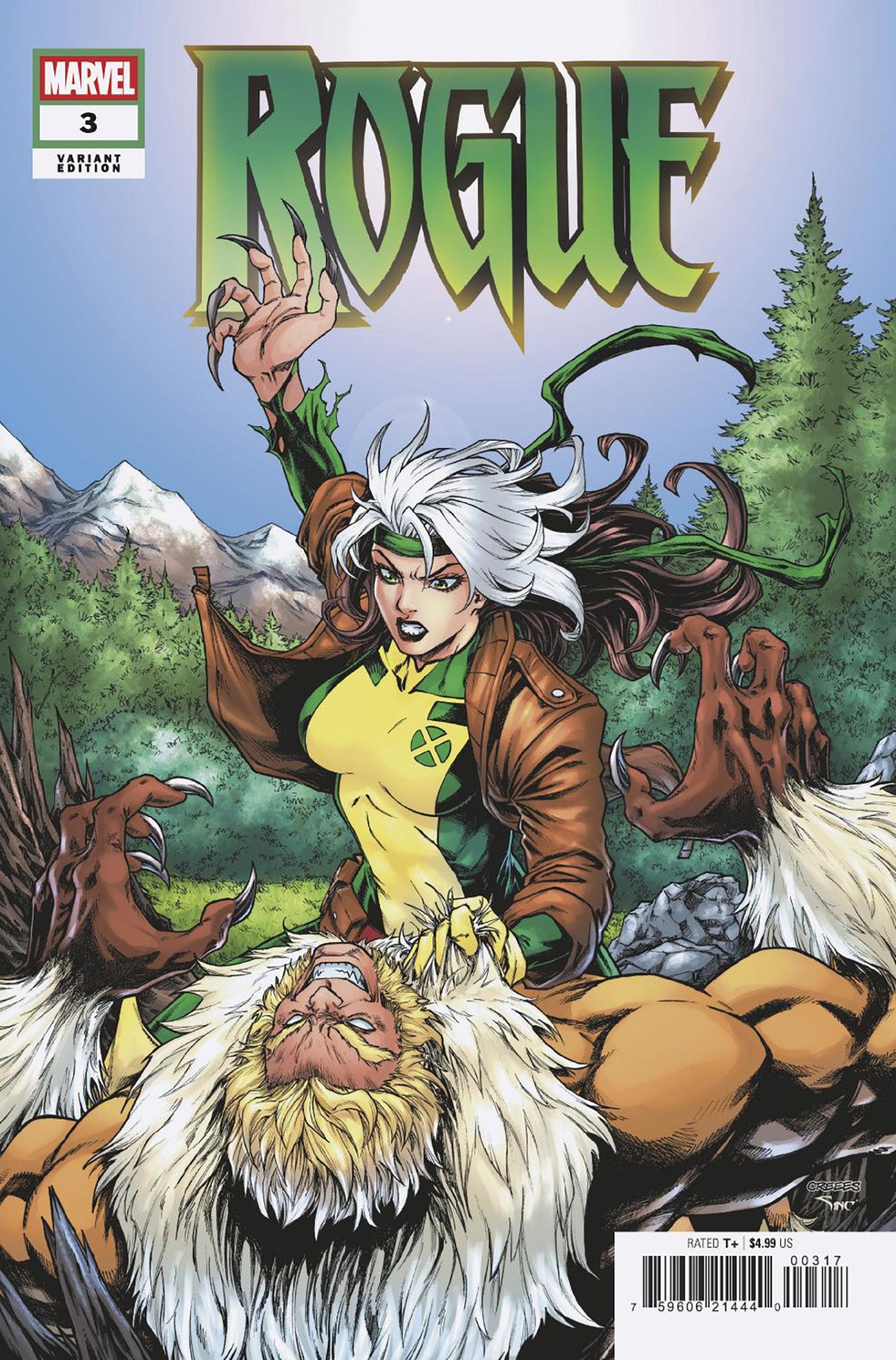 Rogue #3 1:25 Creees Lee Variant