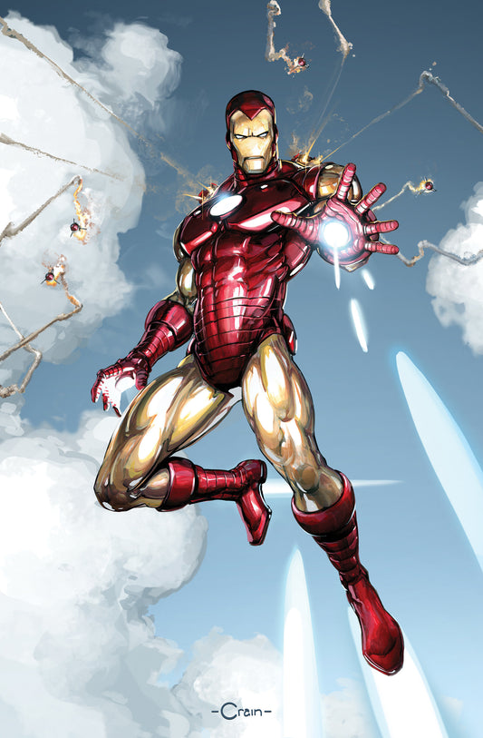 Iron Man #1 1:50 Clayton Crain Full Art Variant