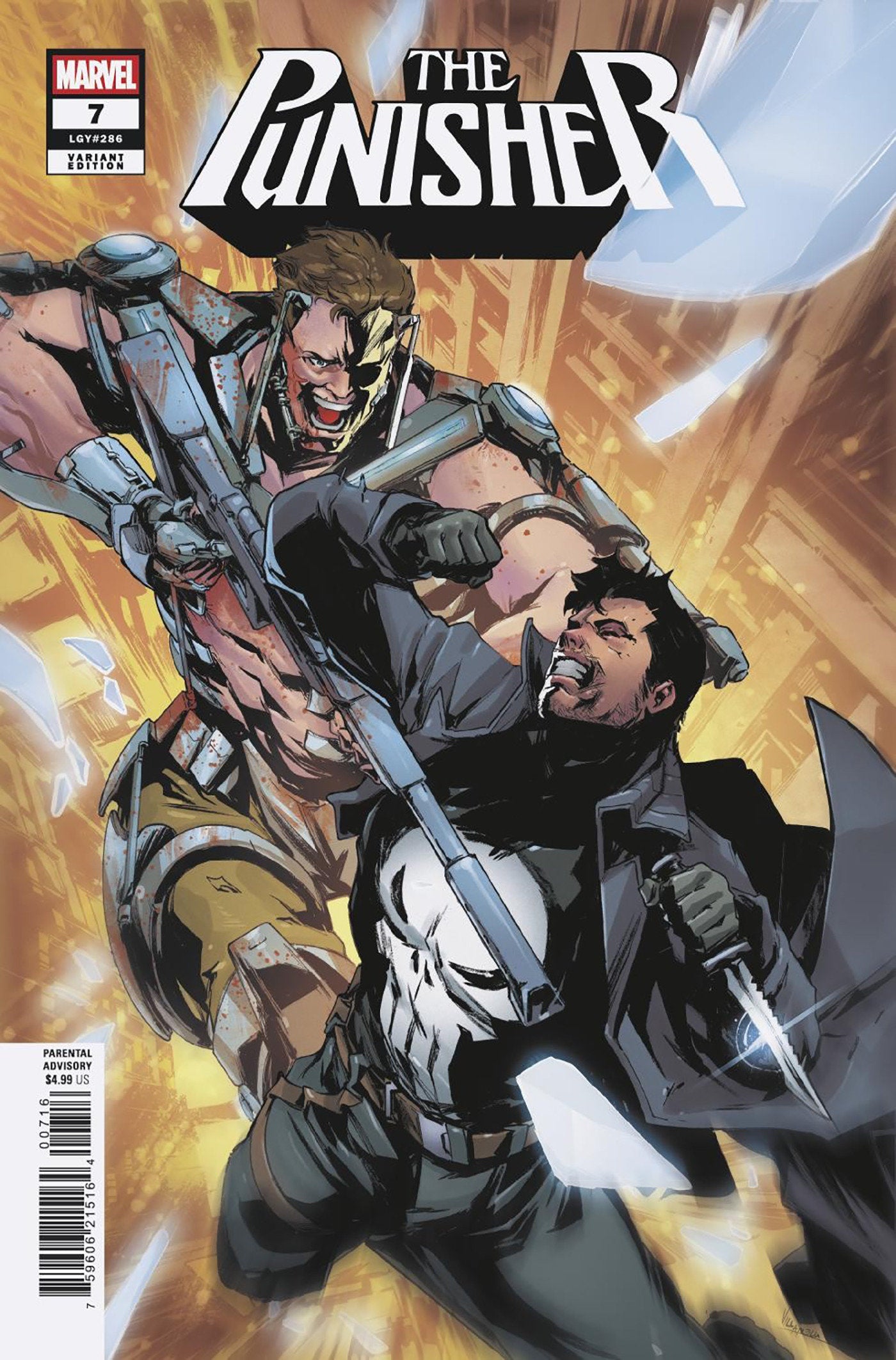 Punisher #7 1:25 Paolo Villanelli Variant