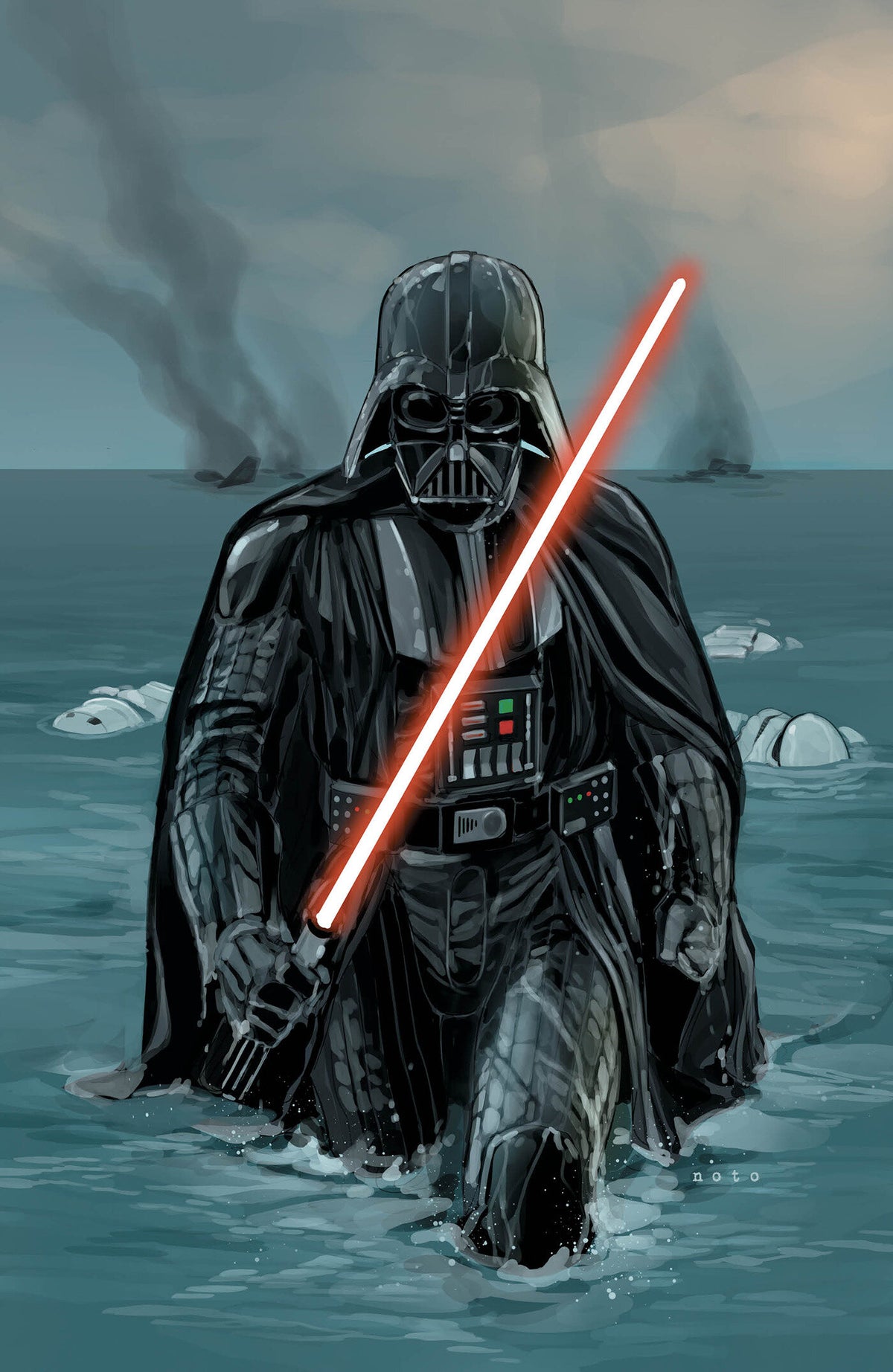 Star Wars: Rogue One: Darth Vader #1 1:50 Phil Noto Full Art Variant [DAMAGED - SEE PHOTOS]