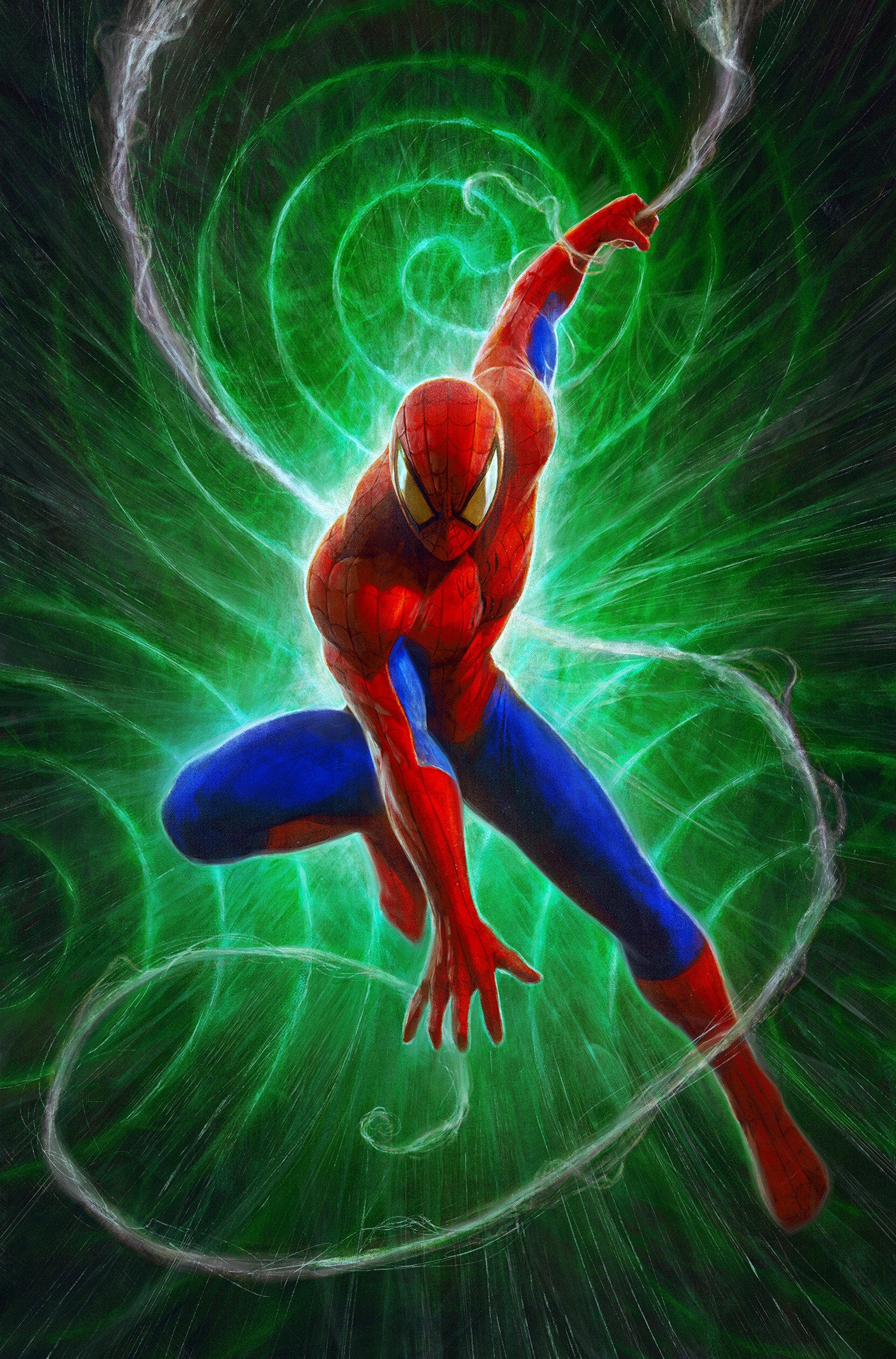 Amazing Spider-Man/Venom: Death Spiral #1 1:25 Dave Rapoza Spider-Man Full Art Variant [Ds]