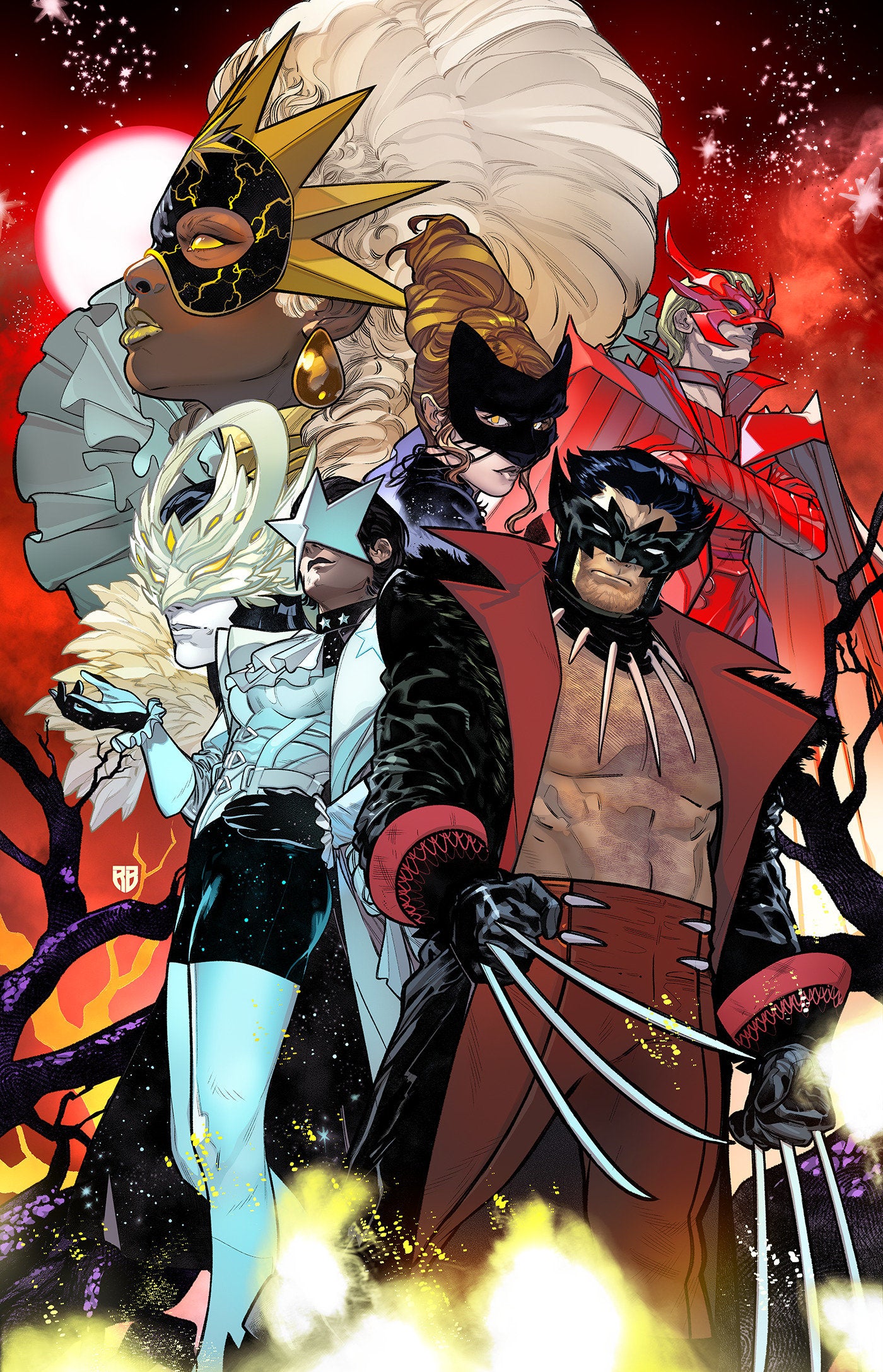 X-Men: The Hellfire Murder #1 1:50 R.B. Silva Full Art Variant