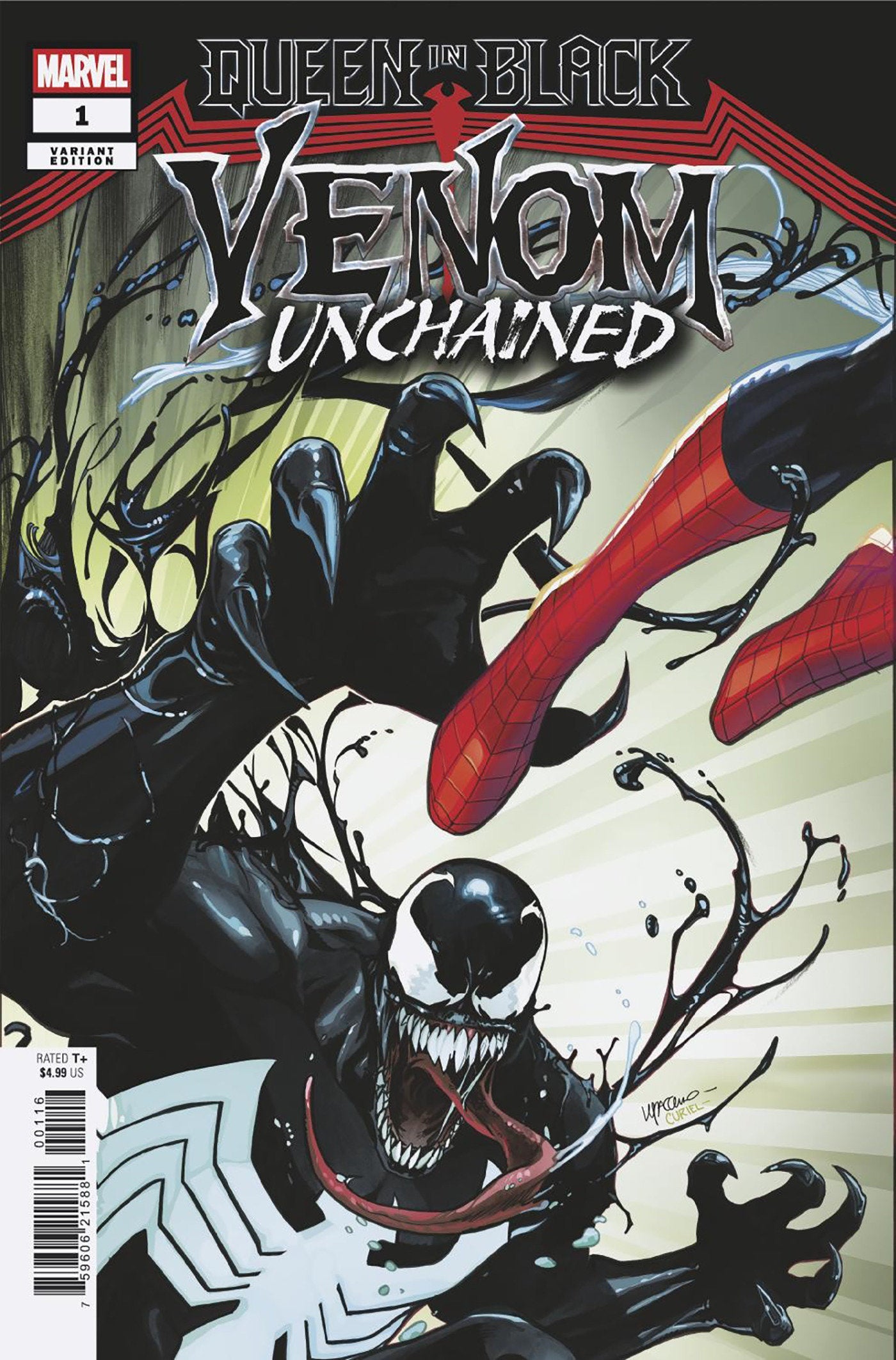 Queen In Black: Venom Unchained #1 1:25 Ema Luppachino Variant [Qib]