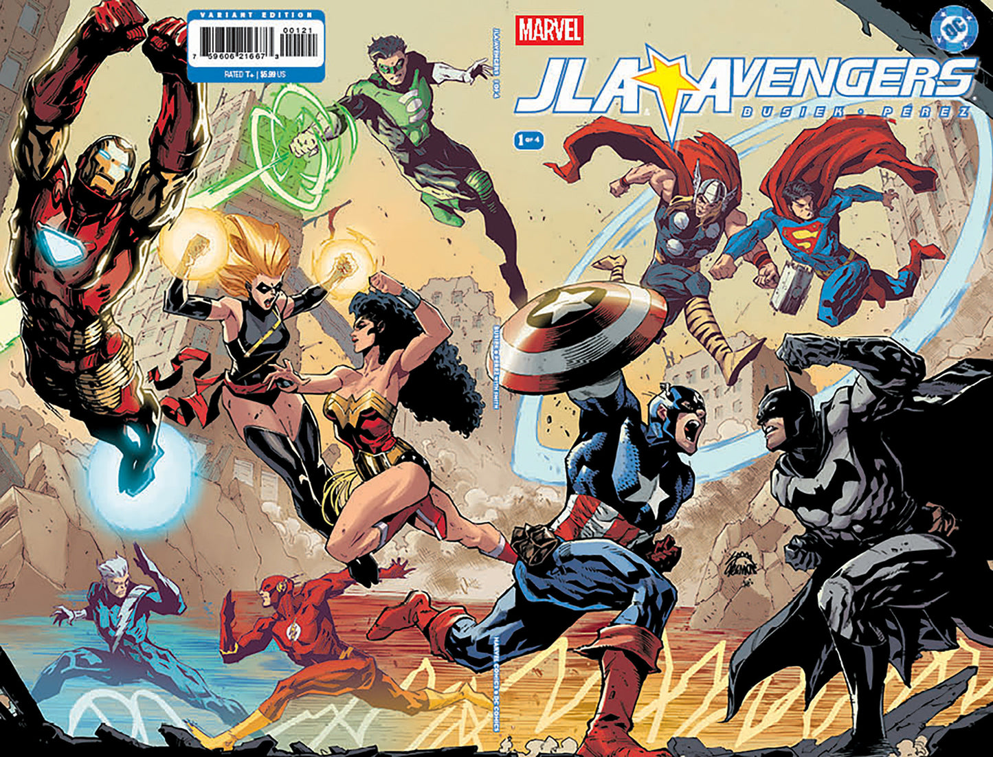 JLA/Avengers #1 Facsimile Edition Ryan Stegman Wraparound Variant