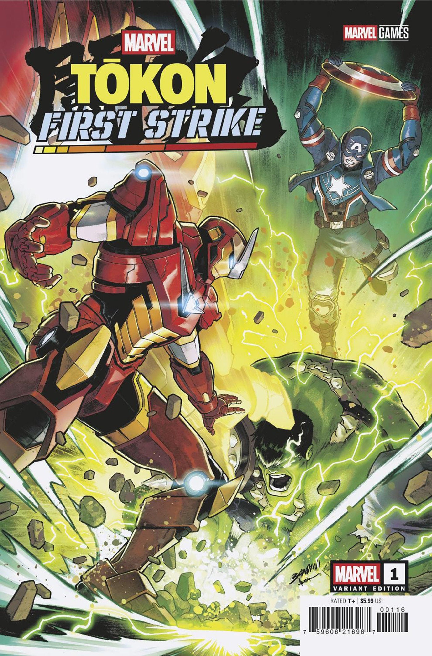 Marvel Tokon: First Strike #1 1:25 Michele Bandini Variant