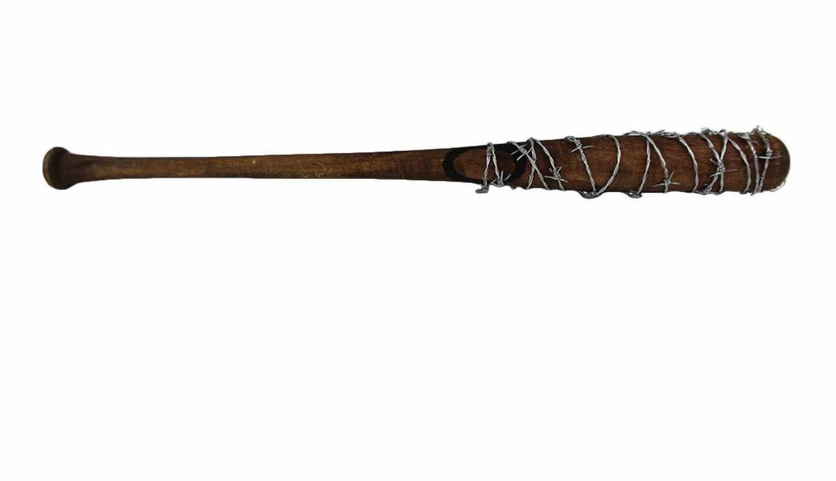 Lucille Barbed Wire Bat - Signed by Jeffrey Dean Morgan