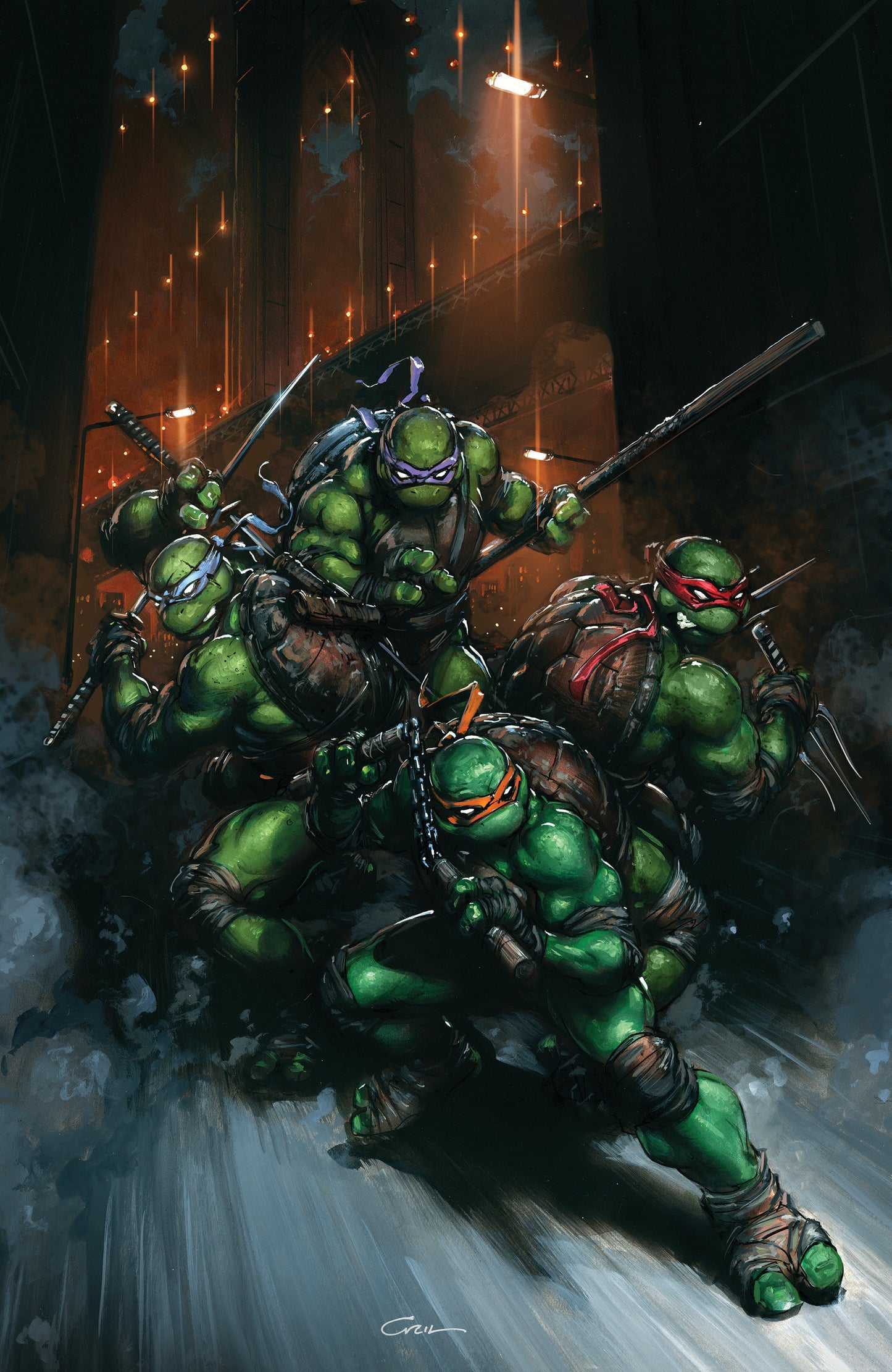 Teenage Mutant Ninja Turtles #13 1:50 (Crain Full Art)