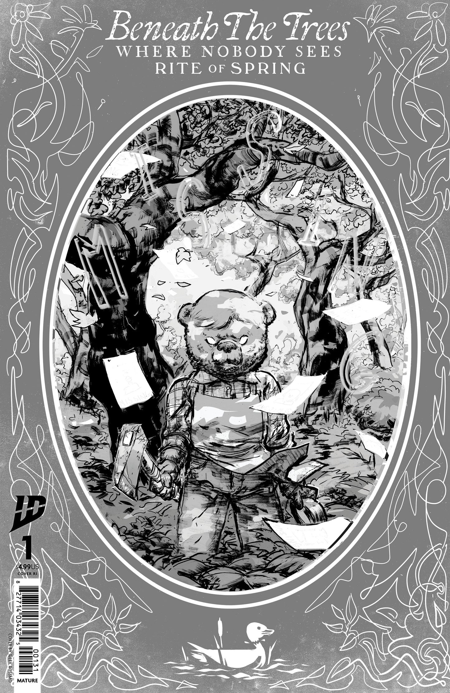 Beneath The Trees Where Nobody Sees: Rite Of Spring #1 Variant 1:50 (Rossmo Storybook Variant Black & White)