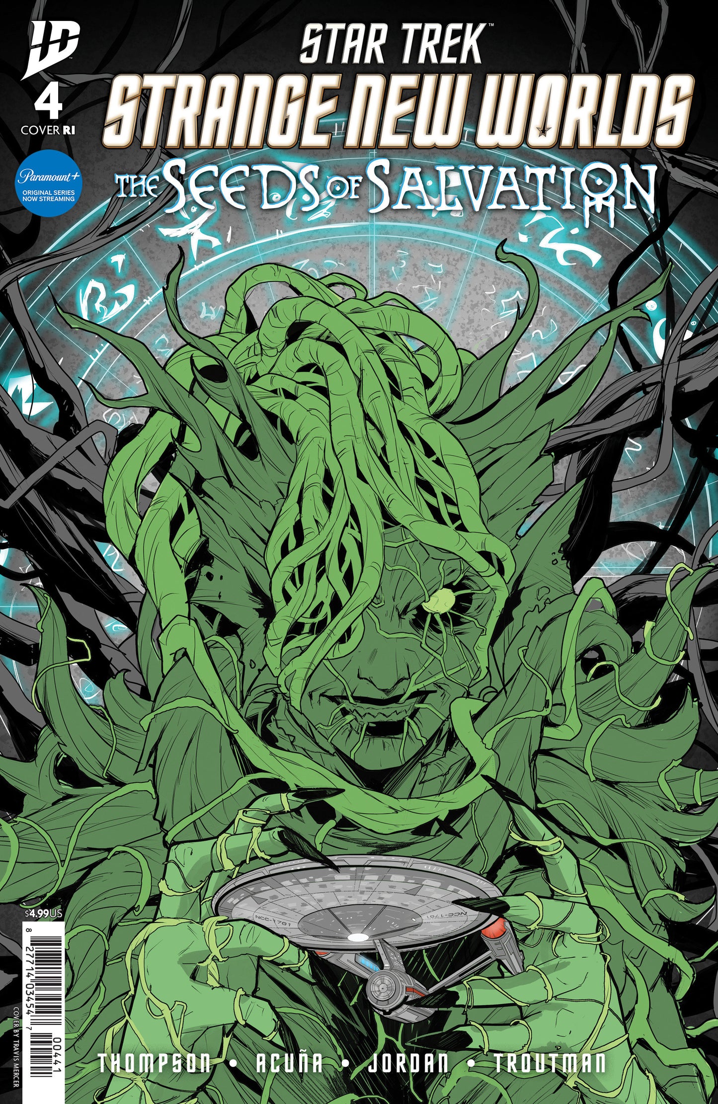 Star Trek: Strange New Worlds  The Seeds Of Salvation #4 Variant Ri (10) (Mercer Black & White)