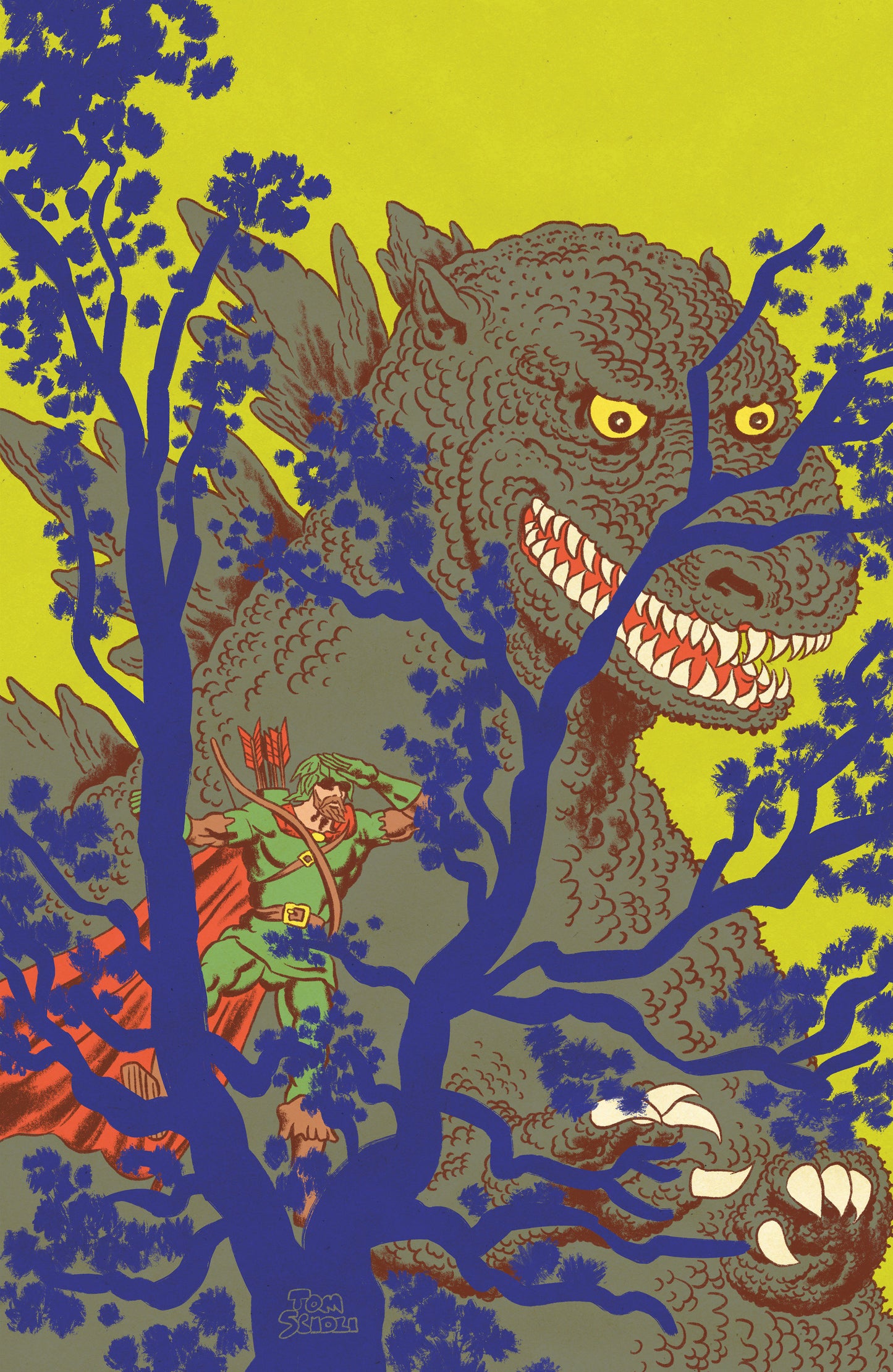 Godzillas Monsterpiece Theatre Presents: Romeo & Juliet & Godzilla 1:10 (Scioli Robin Hood Variant)