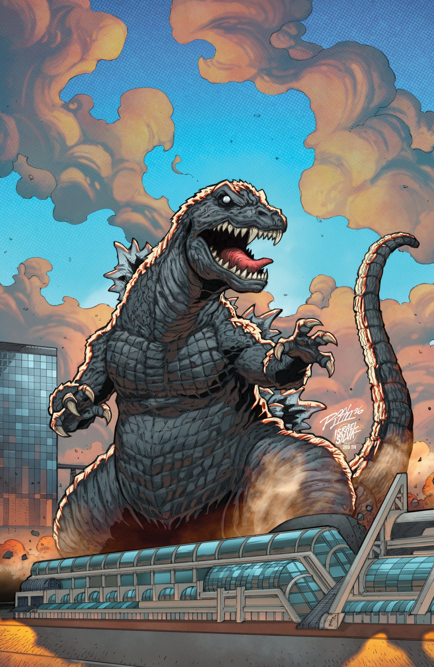 Godzilla vs. America: San Diego 1:10 (Lim Full Art)