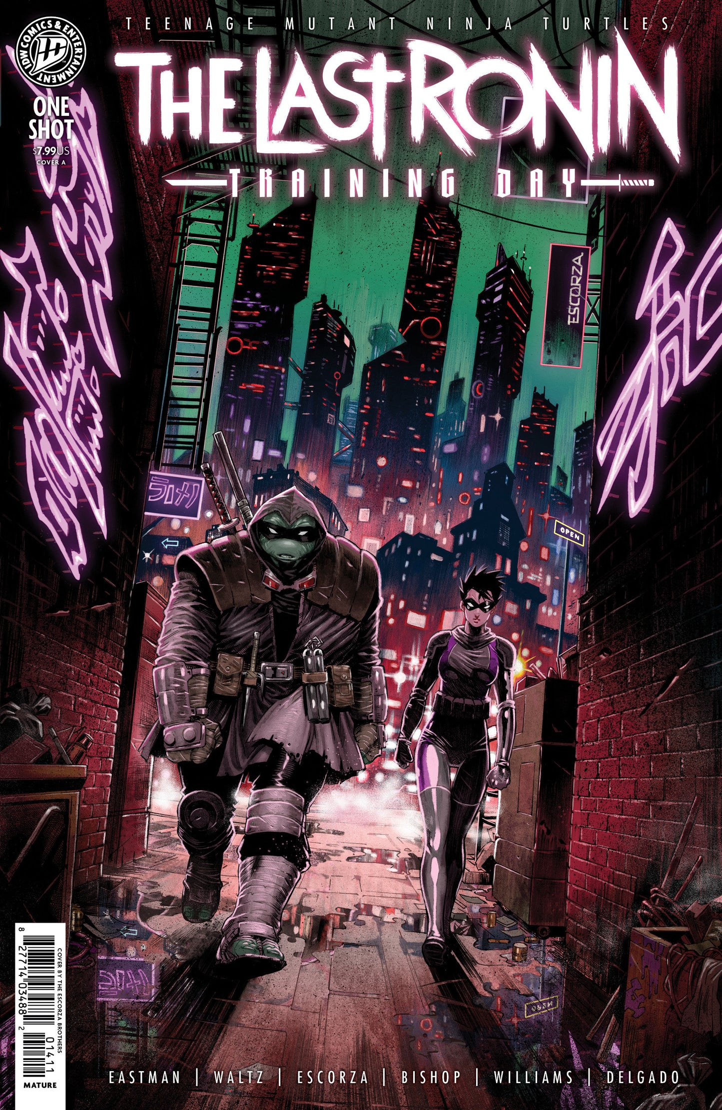 Teenage Mutant Ninja Turtles: The Last Ronin - Training Day Cover A (Escorza Brothers)