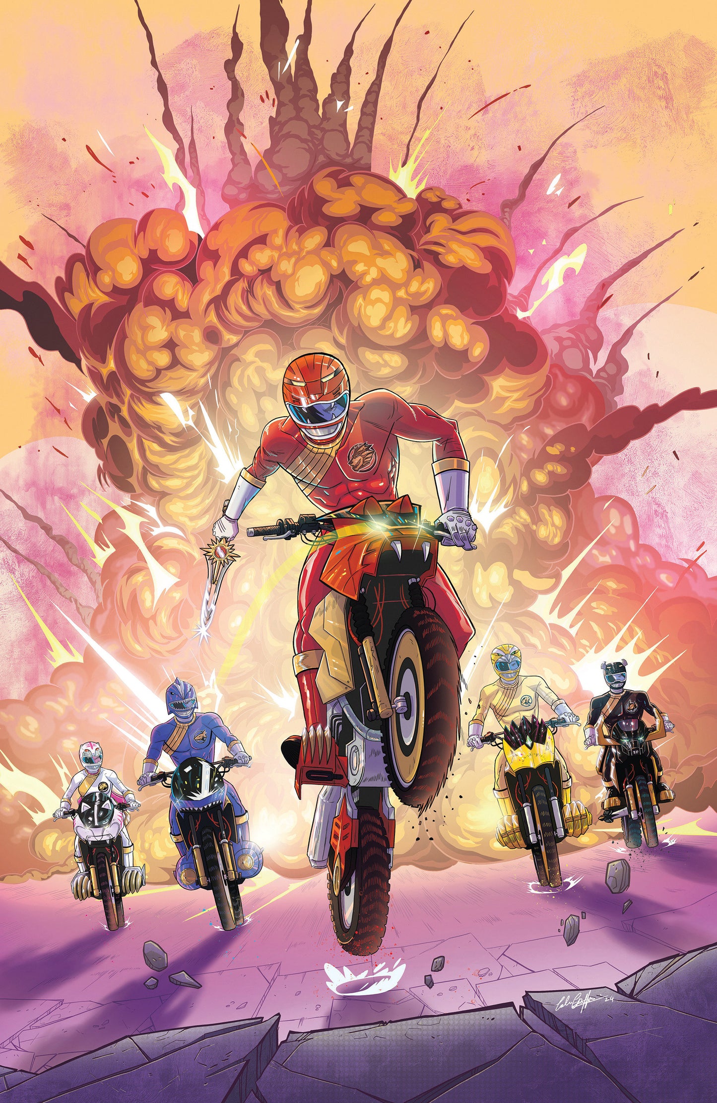 Power Rangers Prime #8 D 1:10 Variant Edition (Full Art, Griffin)