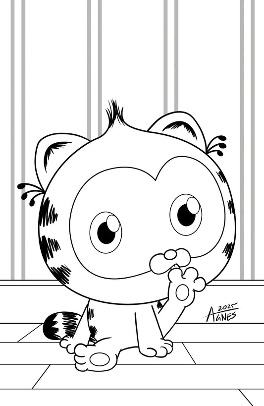 Baby Garfield #1 E 1:10 Variant Edition (Full Art, Garbowska)