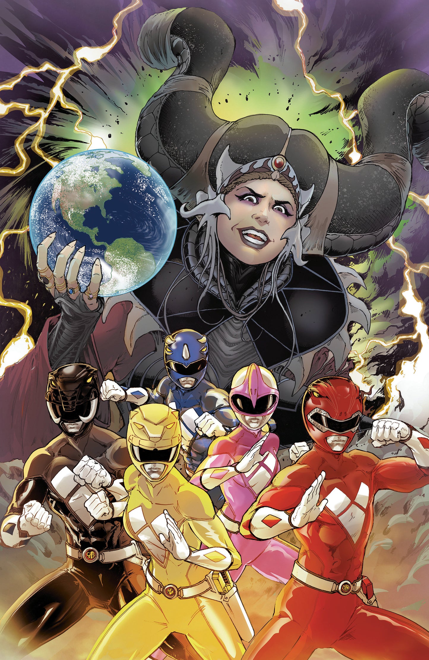 Mighty Morphin Power Rangers (2026) #2 F 1:10 Variant Edition Foil Variant (Full Art, Foil, Griffith)
