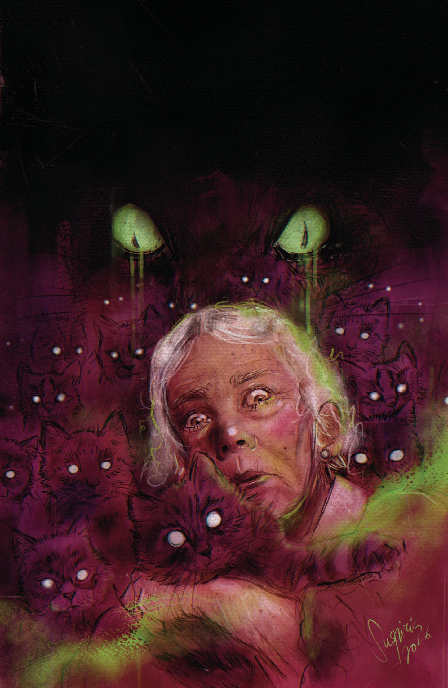 Stuff Of Nightmares: The Cat In The Coffin #1 F 1:10 Variant Edition (Full Art, Vilchez)