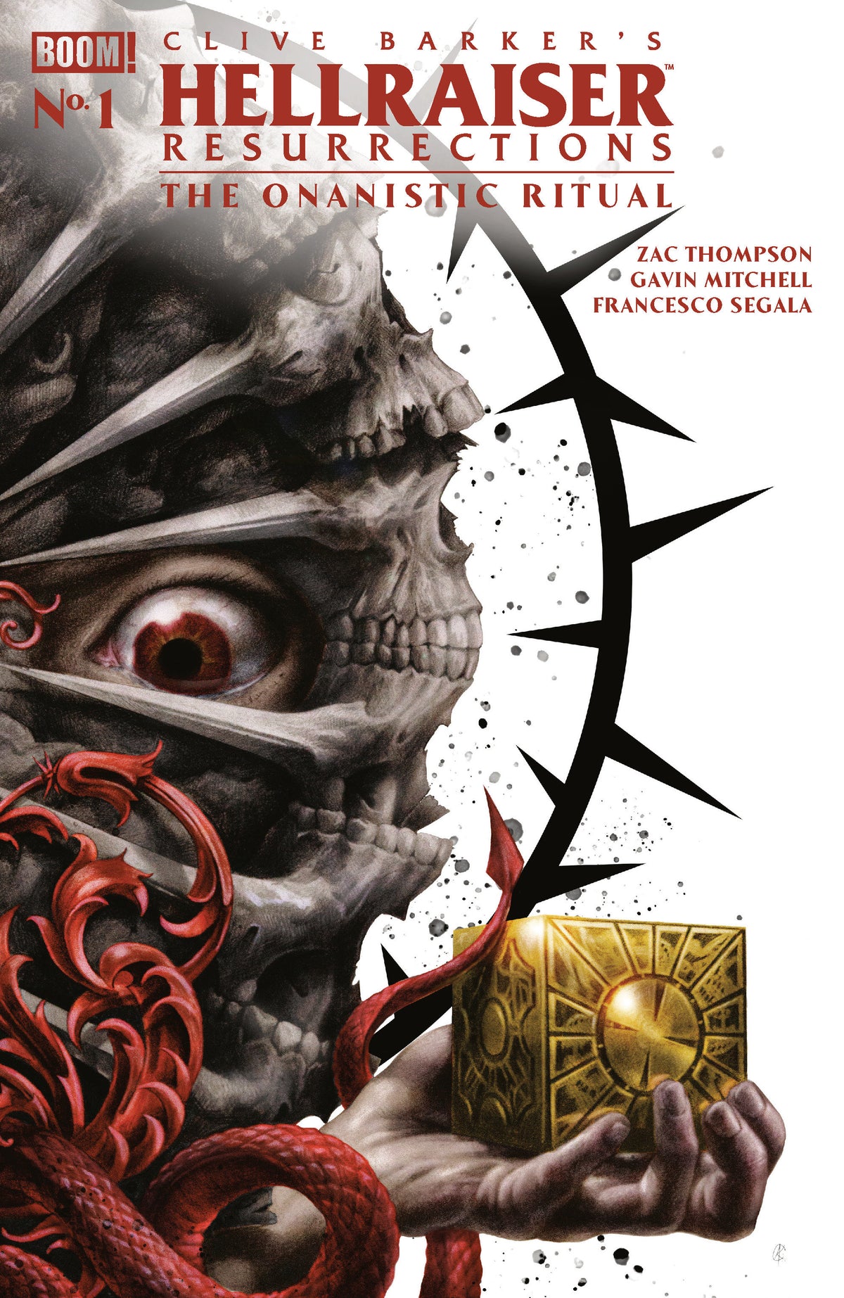 Hellraiser: Resurrections  - The Onanistic Ritual #1 G Foc Reveal Variant (Dressed, Currey)