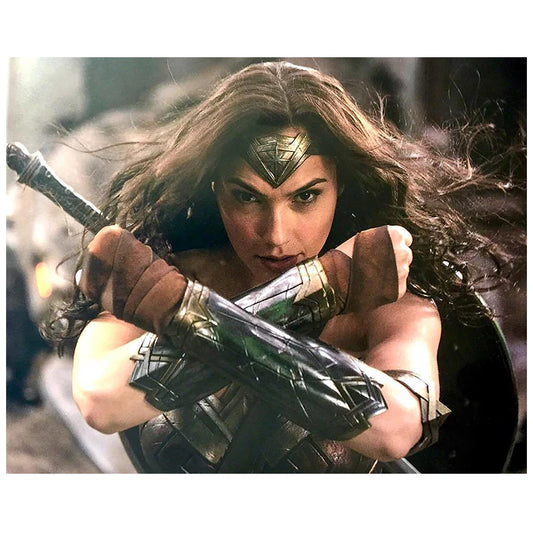 Gal Gadot Autographed Photo Battle