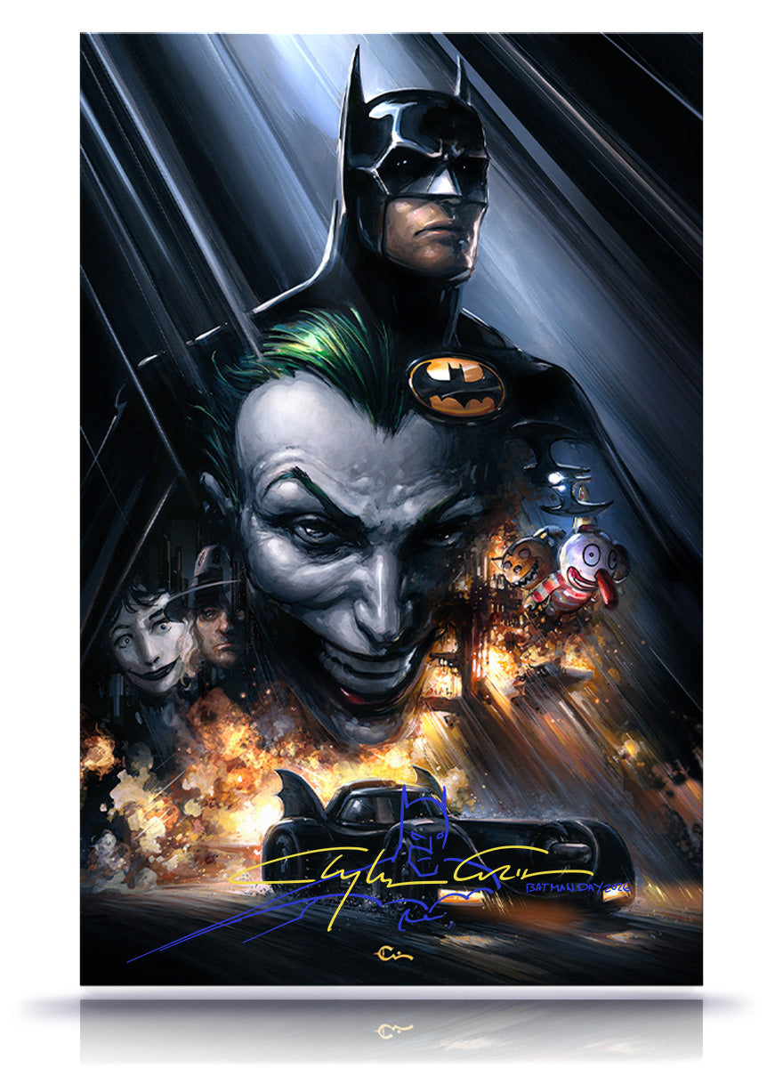 Batman Day Signature w/COA Batman 614 89' Variant  Ltd 450