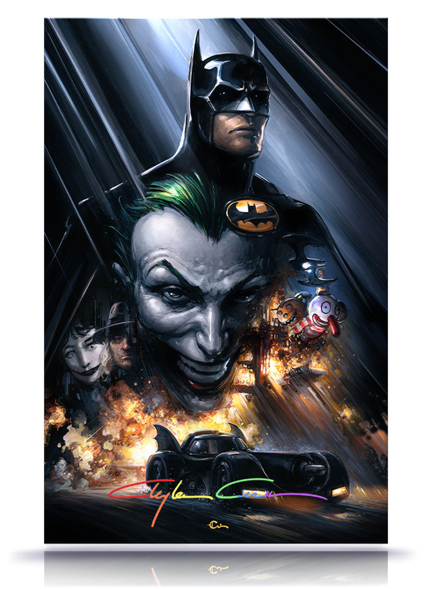 Batman Day Signature w/COA Batman 614 89' Variant  Ltd 450