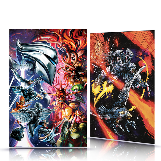 Two Pack SilverHawks No. 1 +Cousens 1:40 Battle Damage