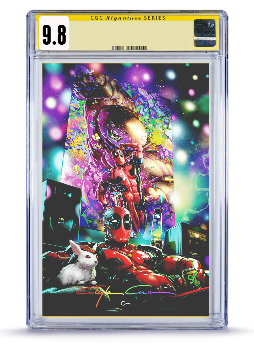 Deadpool Lounge Variant 9.8 CGC Signature Series Cover