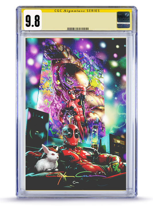Deadpool Lounge Variant 9.8 CGC Signature Series Cover