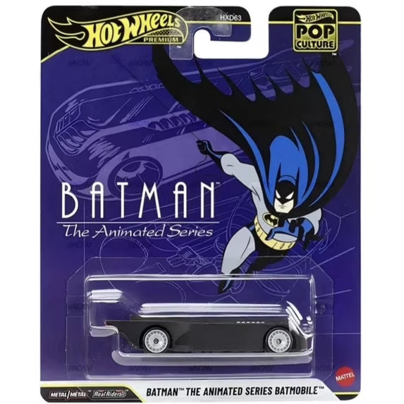 Hot Wheels Premium Pop Culture - 1/64 Scale Batman: The Animated Series Batmobile