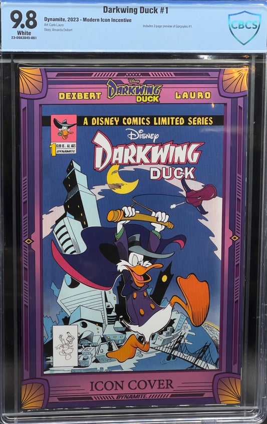 Darkwing Duck #1 Modern Icon Incentive CBCS 9.8 Blue Label