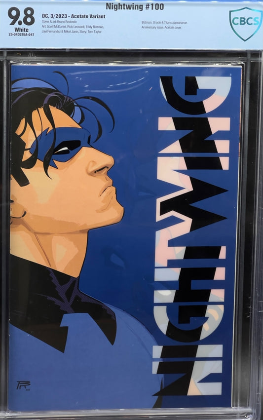 Nightwing #100 Acetate Variant CBCS 9.8 Blue Label