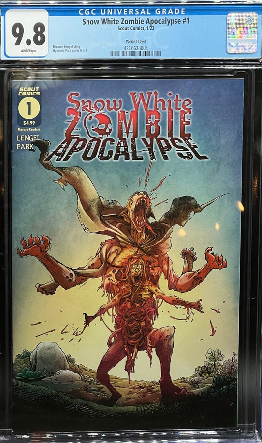 Snow White Zombie Apocalypse #1 Incentive Cover CGC 9.8 Blue Label