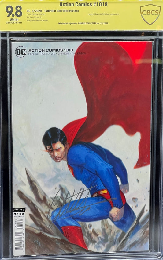 Action Comics #1018 Gabriele Dell'Otto Variant CBCS 9.8 Yellow Label
