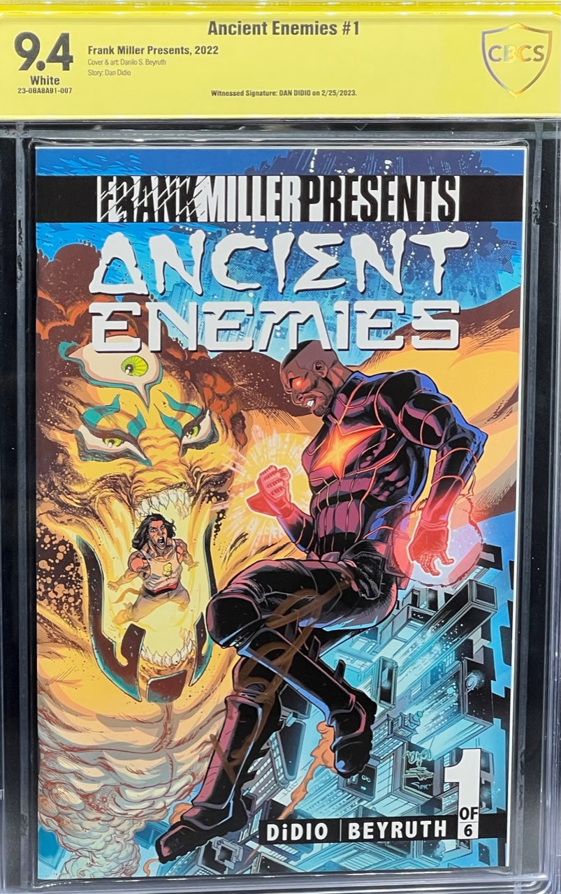 Ancient Enemies #1 CBCS 9.4 Yellow Label Dan Didio