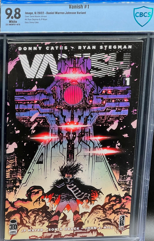 Vanish #1 Daniel Warren Johnson Variant CBCS 9.8 Blue Label