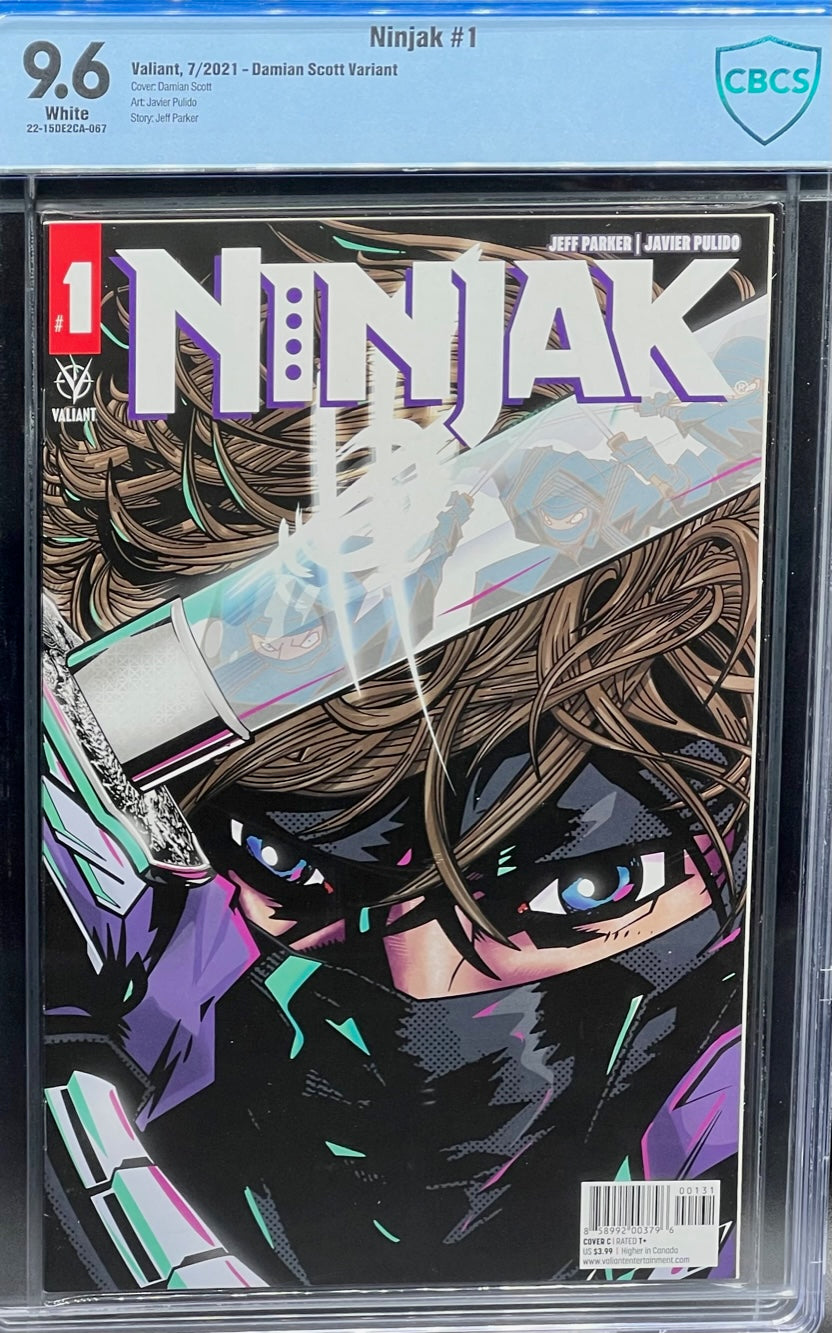 Ninjak #1 Damian Scott Variant CBCS 9.6 Blue Label