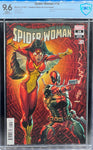 Spider-Woman #16 Deadpool Nerdy 30 Years Variant CBCS 9.6 Blue Label
