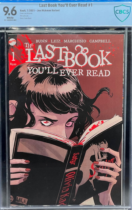 Last Book You'll Ever Read #1 Jen Hickman Variant CBCS 9.6 Blue Label